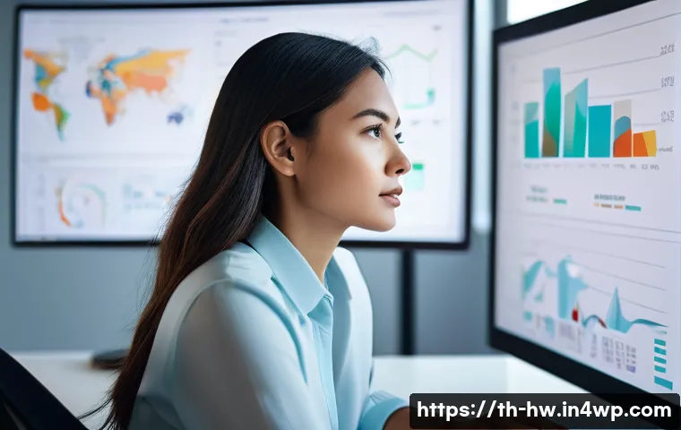 성장 구간 예측을 위한 통계 기법 - **Prompt:** A focused and determined young woman, dressed in a contemporary business casual outfit, ...